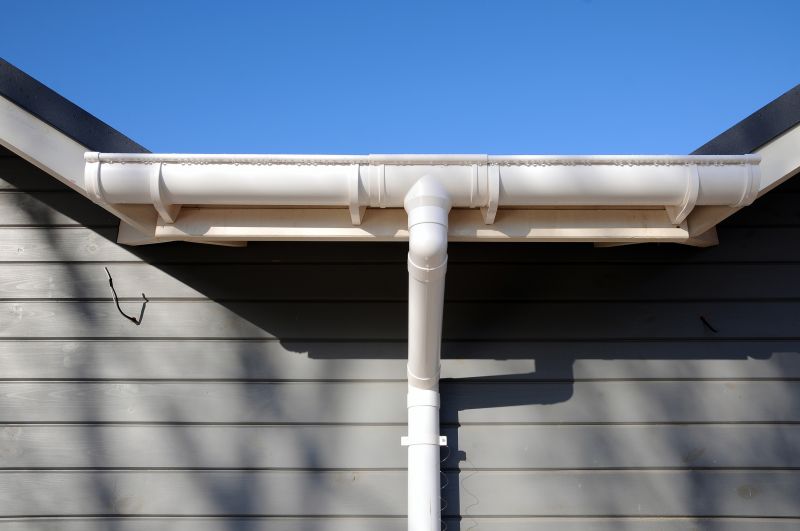 Gutter System with Downspouts